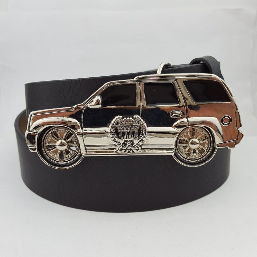 Rock Rebel Brand: Small Silver SUV Buckle Belt